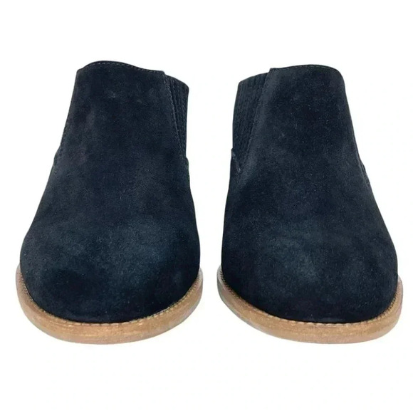 Aqua College Nan Black Suede Leather Waterproof Womens Mules - Picture 4 of 15